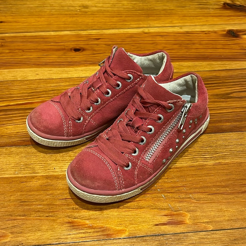 Lurchi Girls Suede Shoes shoes Sz. 12.5 (Euro 30)